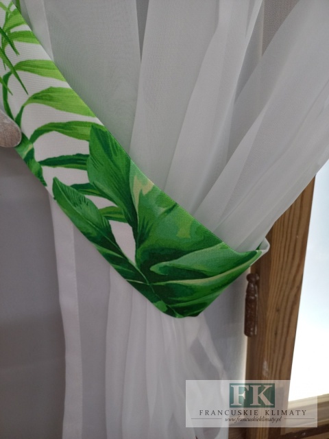 KPL , komplet LAMBREKIN + 2 ZASŁONY + 2 WIĄZANIA , prowansja , shabby chic