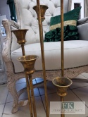 METALOWY ŚWIECZNIK 6 ramienny STYLIZOWANY 86 cm