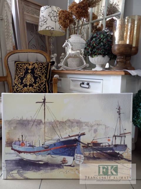 OBRAZ NA PŁÓTNIE KUTER 100/70 CM
