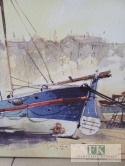 OBRAZ NA PŁÓTNIE KUTER 100/70 CM
