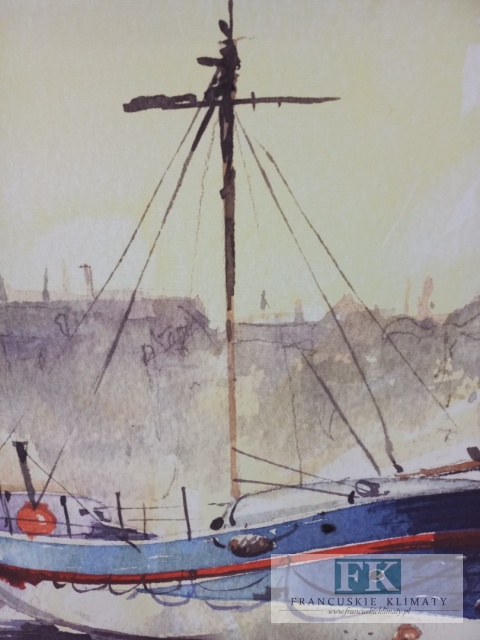 OBRAZ NA PŁÓTNIE KUTER 100/70 CM