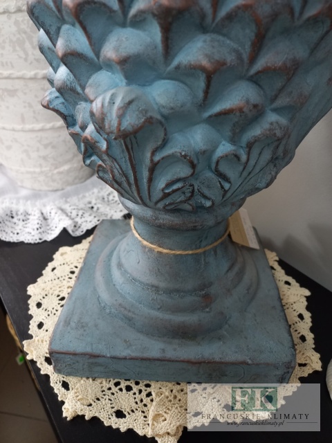 OGROMNY FIGURA KARCZOCH 54 cm , szyszka