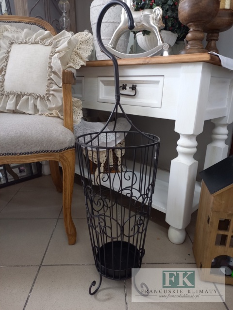 PARASOLNIK 88 CM METAL CZARNY