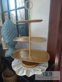 PATERA 3 POZIOMY 68 CM ZŁOTA