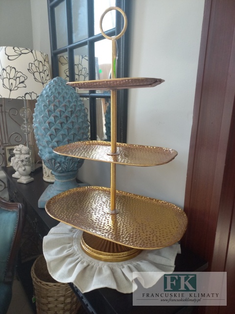 PATERA 3 POZIOMY 68 CM ZŁOTA