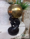 FIGURA ATLAS 28,5 cm Z KULĄ ZIEMSKĄ