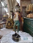 FIGURA ŻABA Z ZEGAREM 45,5 cm