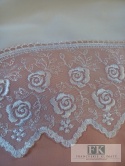 EKSKLUZYWNA POŚCIEL KORONKA TIULOWA 140x200 HANDMADE BAWEŁNA 100% FRANCJA PROWANSJA