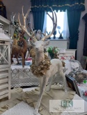 71 cm FIGURA JELEŃ RENIFER STOJĄCY