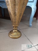 METALOWY PARASOLNIK AŻUROWY 75,5 cm ZŁOTY