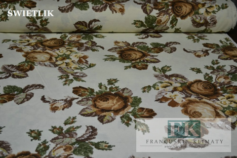 GOTOWA ZASŁONA KWIATY DUŻO WZORÓW PROWANSJA SHABBy VINTAGE