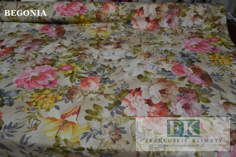 GOTOWA ZASŁONA KWIATY DUŻO WZORÓW PROWANSJA SHABBy VINTAGE