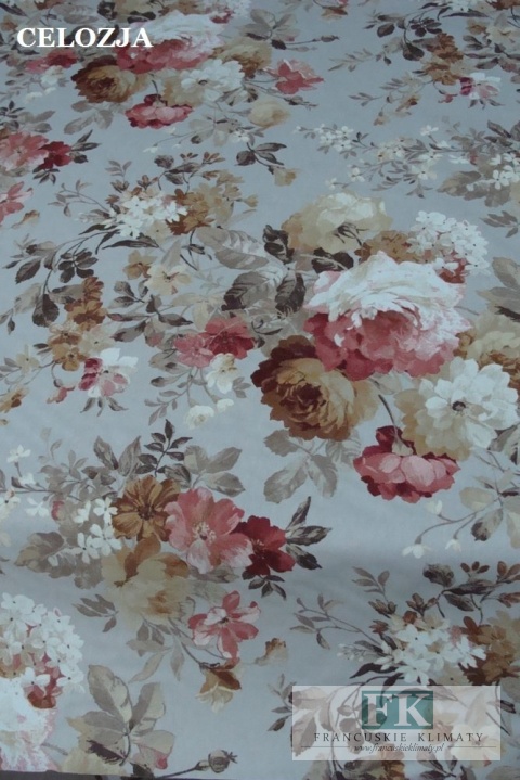 GOTOWA ZASŁONA KWIATY DUŻO WZORÓW PROWANSJA SHABBy VINTAGE