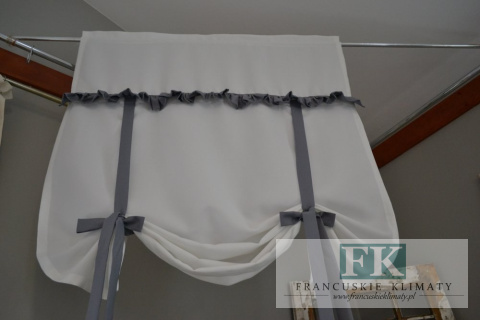 ROLETKA, EKRAN , PANEL SZARFA FALBANKA SZARA szer 100 cm