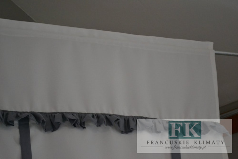 ROLETKA, EKRAN , PANEL SZARFA FALBANKA SZARA szer 100 cm