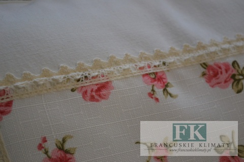 POSZEWKA RÓŻE 40X40 STYL ANGIELSKI PROWANSALSKI SHABBY VITAGE RETRO