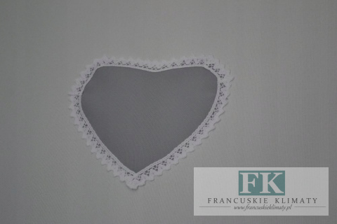 FIRANA SZARFA ROLETKA SERCA PROWANSJA SHABBY vinta