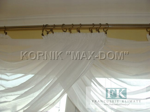 Hb KPL BALKON bez prasowania BIEL ECRU kresz firan