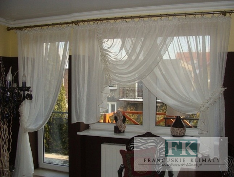 *NEW!! firany BALKONOWE lewa prawa KRESZ biel,ecru