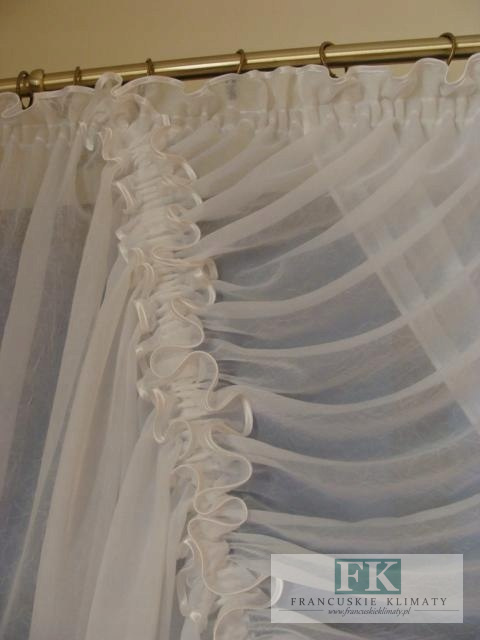 *NEW!! firany BALKONOWE lewa prawa KRESZ biel,ecru