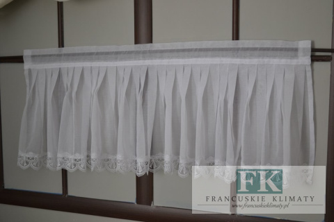 ZAZDROSTKA PLISKI firana prowansja shabby vintage