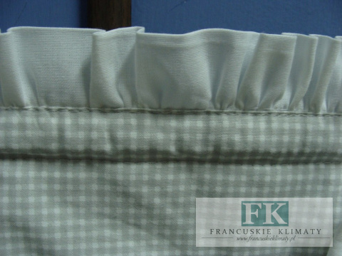 Zazdrostka zazdroska shabby bawełna kratka kropki