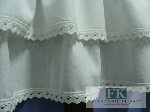 Zazdrostka zazdroska shabby bawełna kratka kropki