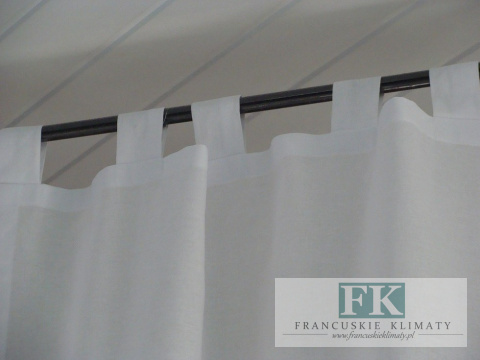 KPL 2 szt zasłonka 80 x 150 cm bawełna koronka LAWENDA haft provanc