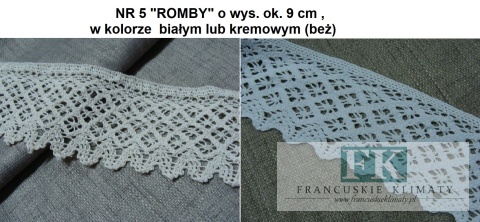 *PROWANSJA! EKRAN, ROLETKA batyst, koronka bawełna