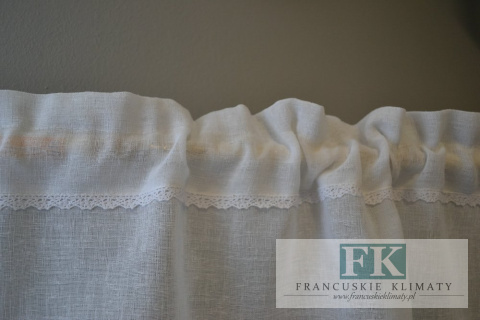 Zazdrostka zazdroska RÓŻA 30 cm PROWANSJA NATURA LEN