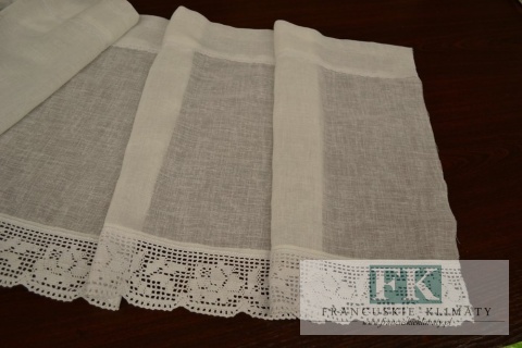 Zazdrostka zazdroska RÓŻA 30 cm PROWANSJA NATURA LEN