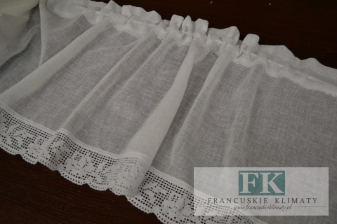 Zazdrostka zazdroska RÓŻA 30 cm PROWANSJA NATURA LEN