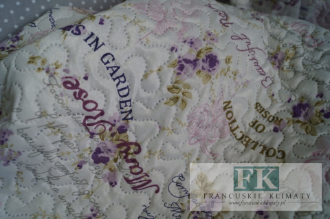 NARZUTA PIKOWANA PATCHWORK 220 x 240 , BAWEŁNA SHABBY , PROWANSJA , VINTAGE