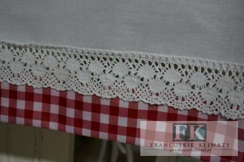 ZAZDROSTKA ZAZDROSKA NA SZELKACH , BAWEŁNA 100% WYS 60 CM KRATKA CZERWONA ZAZDROSTKA ZAZDROSKA NA SZELKACH , BAWEŁNA 100% WYS 60 CM KRATKA CZERWONA