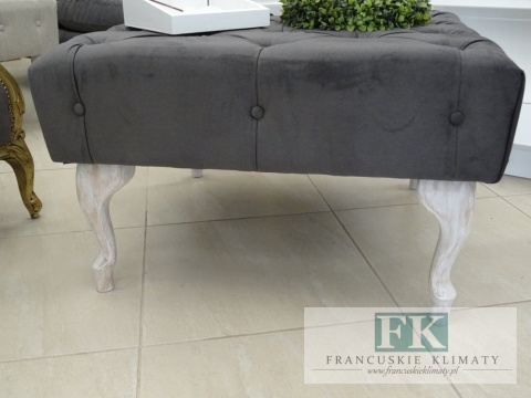 STOLIK KAWOWY / PUF pikowany PLUSZ 74 X 74 CM ! shabby PROWANSJA STOLIK KAWOWY / PUF pikowany PLUSZ 74 X 74 CM ! shabby PROWANSJA