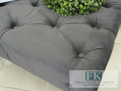 STOLIK KAWOWY / PUF pikowany PLUSZ 74 X 74 CM ! shabby PROWANSJA STOLIK KAWOWY / PUF pikowany PLUSZ 74 X 74 CM ! shabby PROWANSJA