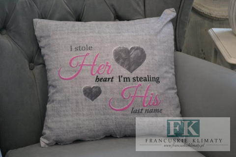 PASTELOWA POSZEWKA 40X40 STYL FRANCUSKI SHABBY PROWANSJA