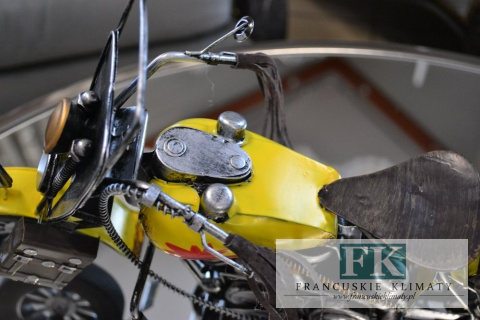 METALOWY HARLEY MOTOR STYL RETRO VINTAGE