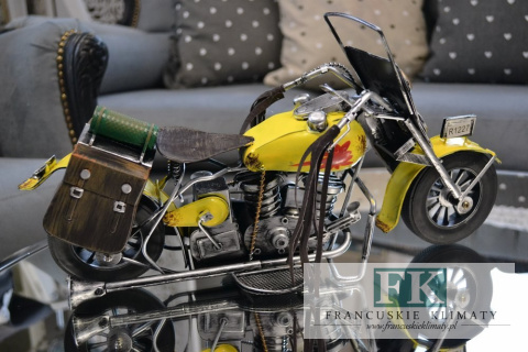 METALOWY HARLEY MOTOR STYL RETRO VINTAGE