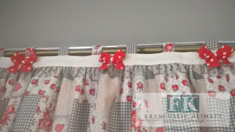 LAMBREKIN SZELKI KOKARDA PROWANSJA RETRO NATURA KROPKI KORONKA SHABBY