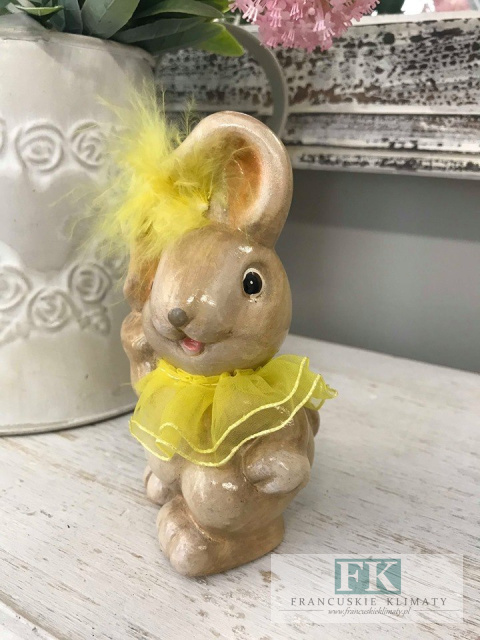 FIGURA KRÓLICZEK KRÓLIK 13 CM DEKORACJA CERAMIKA