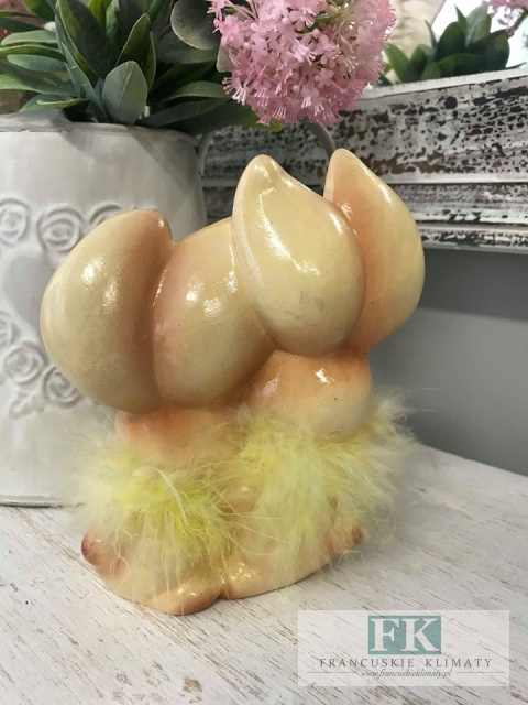 FIGURA PARA 14 CM ZAJĄCZKÓW KROLIKÓW DEKORACJA WIELKANOC