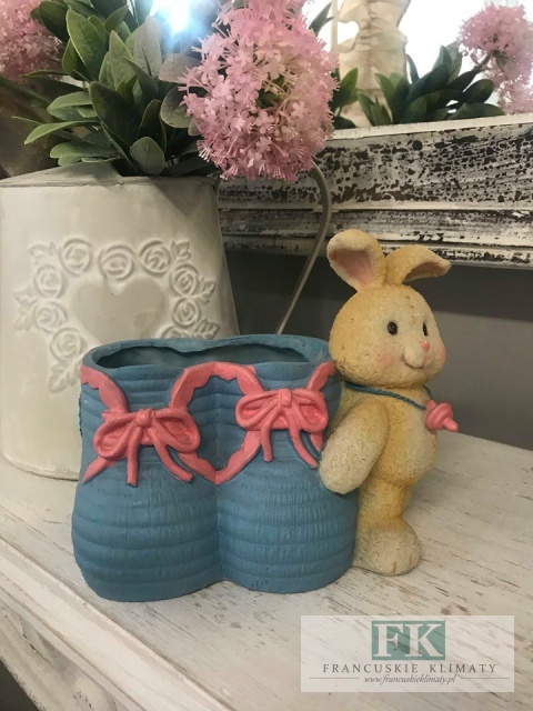 FIGURA POJEMNIK KRÓLIK 15 CM zając