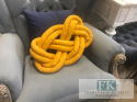 PODUSZKA MUSZTRADOWA VELVET PLUSZ SUPEŁ PRECEL KNOT PILLOW