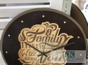 ZEGAR ŚCIENNY 31 CM FAMILY STYL RETRO VINTAGE FRANCUSKI