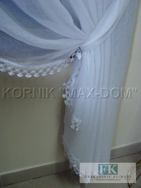 FIRANA firanka KRESZ GIPIURA SHABBY CHIC , PROWANSJA , VINTAGE