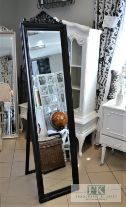 LUSTRO STOJACE 180 CM CZARNE