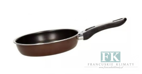 PATELNIA BRĄZOWA Z POWŁOKĄ TEFLON 24 CM