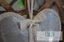 DEKORACJA SERCE METAL KORONKA 27 CM SHABBY CHICPROWANSJA VINTAGE RETRO