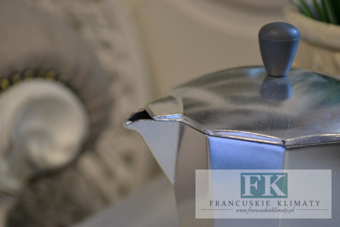 KAWIARKA ZAPARZACZ SILVER&LIGHT GRAY DO ESPRESSO NA 6 FILIŻANEK